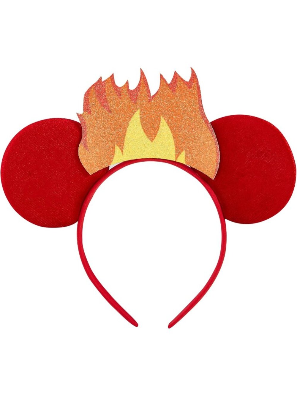 Women Red Cartoon Mickey Mouse Costume Headband For Cosplay